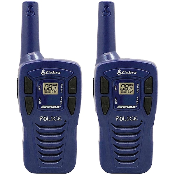 Cobra Compact 16-Mile 22-Channel FRS/GMRS 2-Way Radios (Blue) HE146